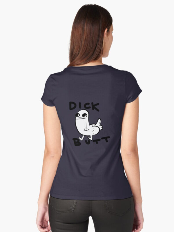 Dickbutt Fitted Scoop T-Shirt - Image 9
