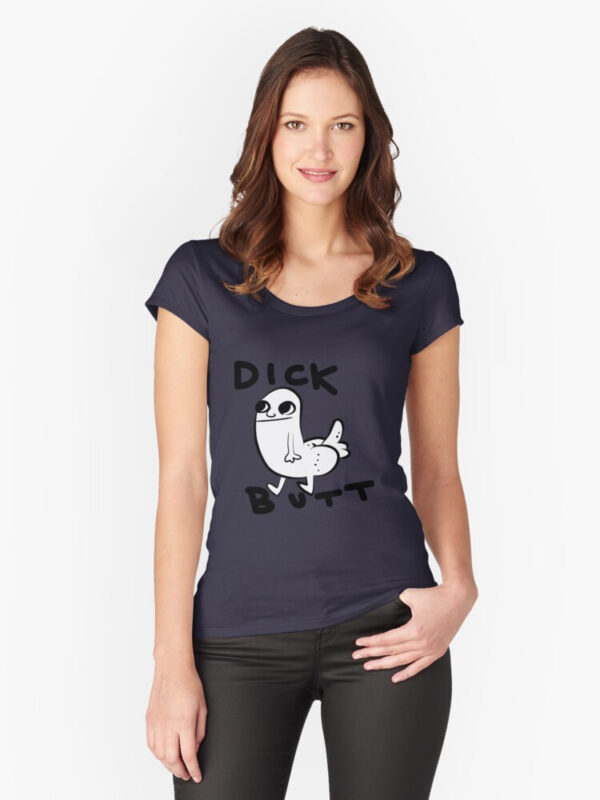 Dickbutt Fitted Scoop T-Shirt - Image 7