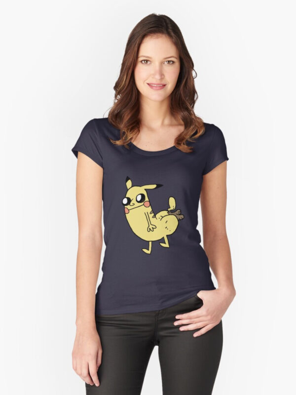 Pikabutt Fitted Scoop T-Shirt - Image 7