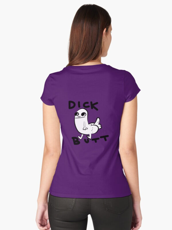 Dickbutt Fitted Scoop T-Shirt - Image 18