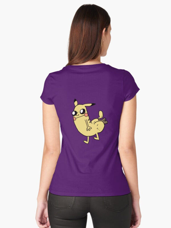 Pikabutt Fitted Scoop T-Shirt - Image 18