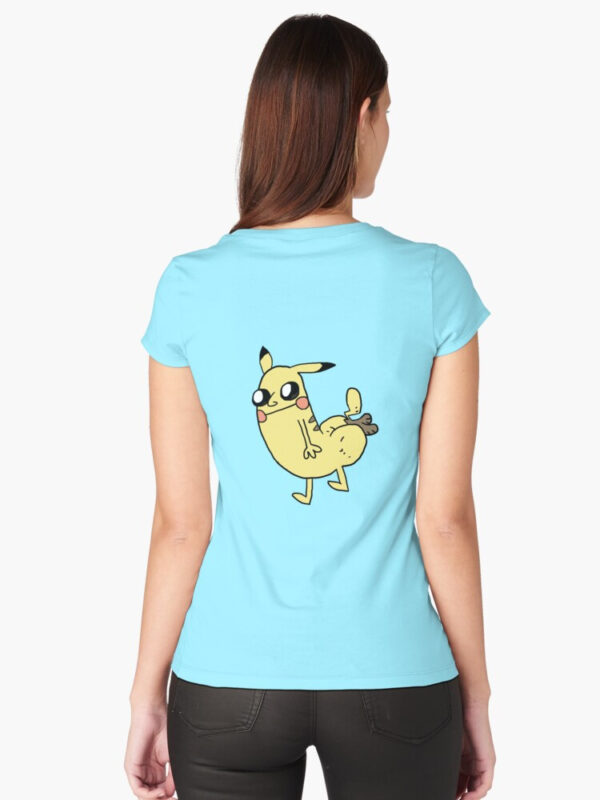 Pikabutt Fitted Scoop T-Shirt - Image 21