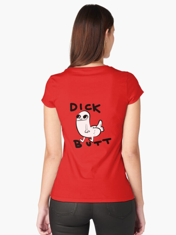 Dickbutt Fitted Scoop T-Shirt - Image 15
