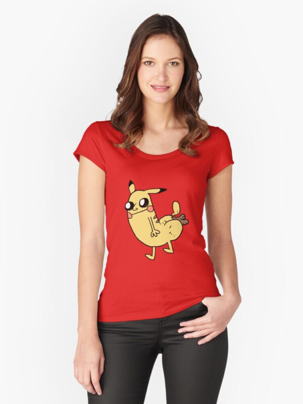 Pikabutt Fitted Scoop T-Shirt - Image 13