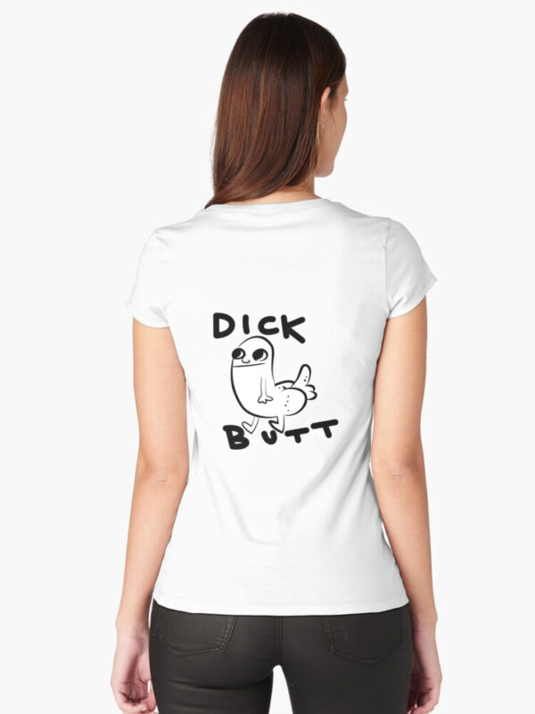 Dickbutt Fitted Scoop T-Shirt - Image 6