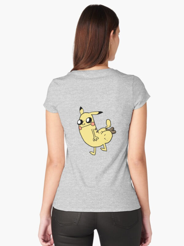 Pikabutt Fitted Scoop T-Shirt - Image 12