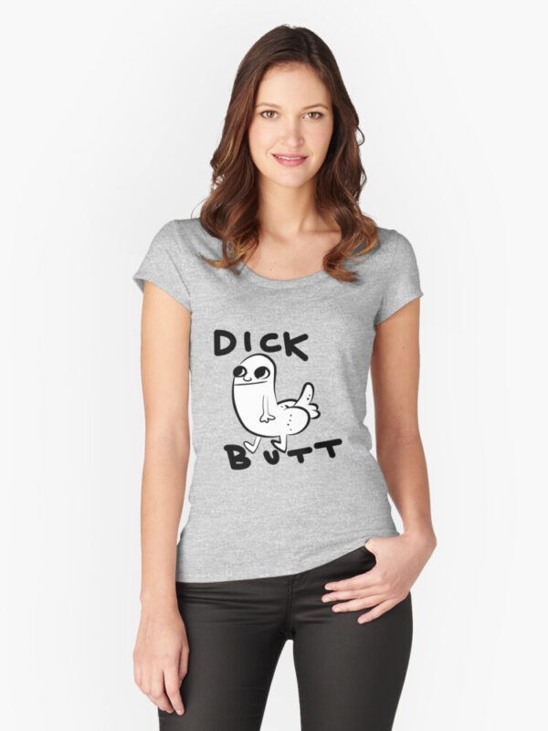Dickbutt Fitted Scoop T-Shirt - Image 10