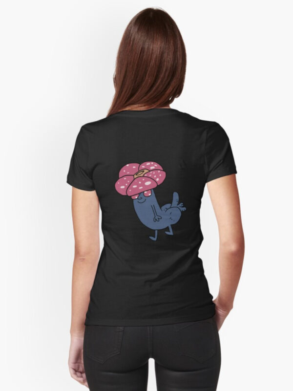 Vilebutt Fitted V-Neck T-Shirt - Image 6