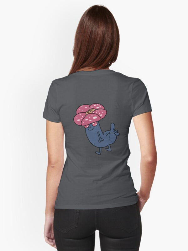 Vilebutt Fitted V-Neck T-Shirt - Image 21