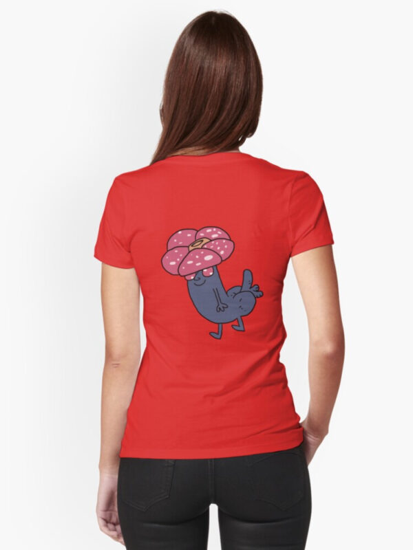 Vilebutt Fitted V-Neck T-Shirt - Image 12