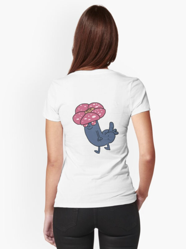 Vilebutt Fitted V-Neck T-Shirt - Image 3