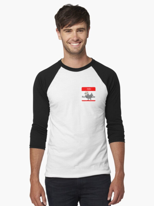 Richard Glutes Baseball ¾ Sleeve T-Shirt