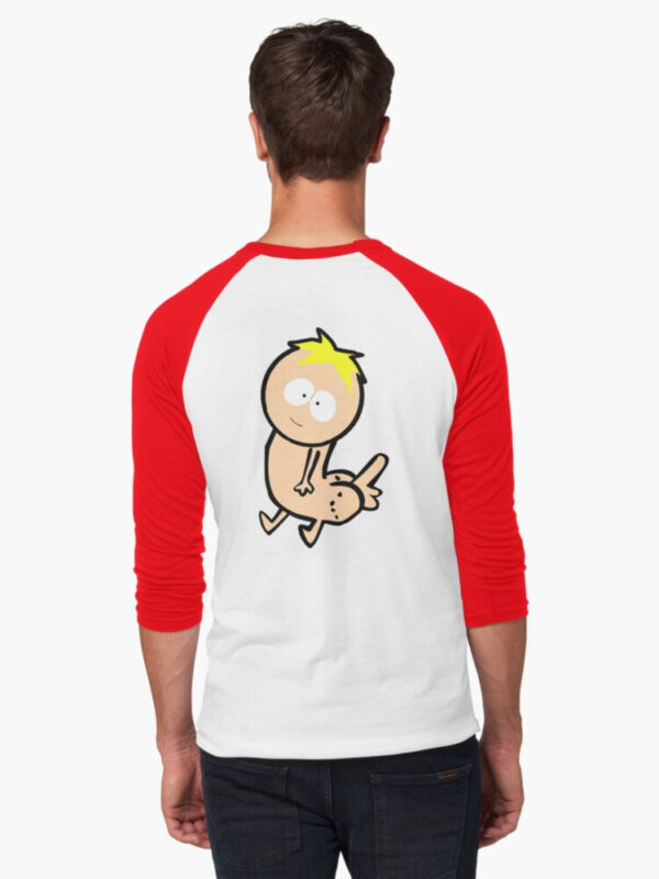 Butters Dickbutt Baseball ¾ Sleeve T-Shirt - Image 10