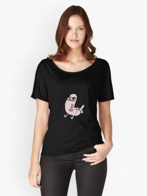 Pink DickButt Meme Relaxed Fit T-Shirt