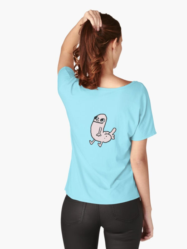 Pink DickButt Meme Relaxed Fit T-Shirt - Image 24