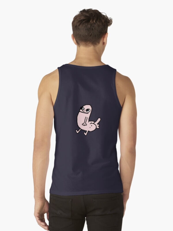 Pink DickButt Meme Tank Top - Image 9