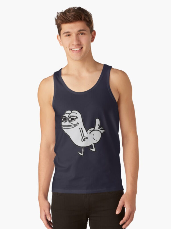 Pepe Dickbutt Tank Top - Image 7