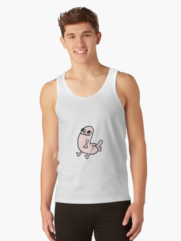 Pink DickButt Meme Tank Top - Image 4