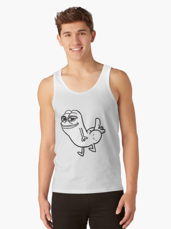 Pepe Dickbutt Tank Top - Image 4