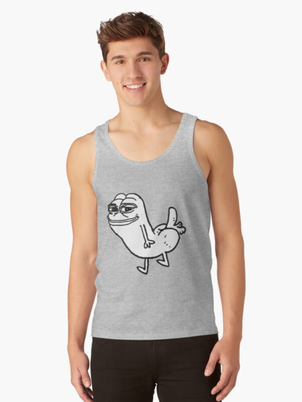 Pepe Dickbutt Tank Top - Image 10
