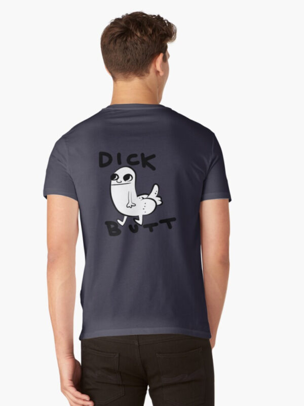 Dickbutt V-Neck T-Shirt - Image 15