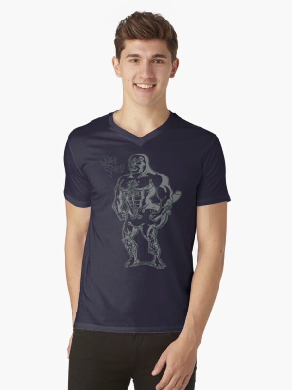 Dickbutt V-Neck T-Shirt - Image 13