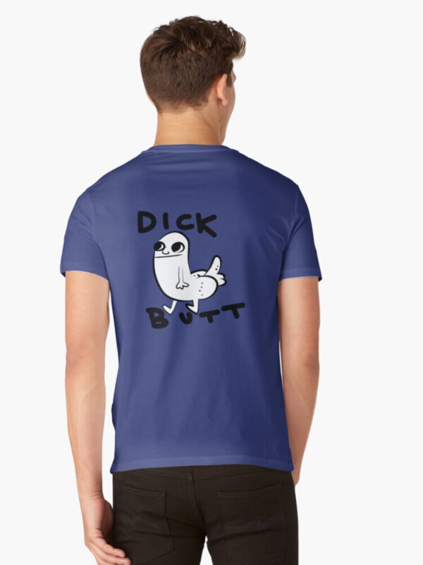 Dickbutt V-Neck T-Shirt - Image 18