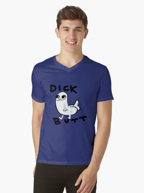 Dickbutt V-Neck T-Shirt - Image 16