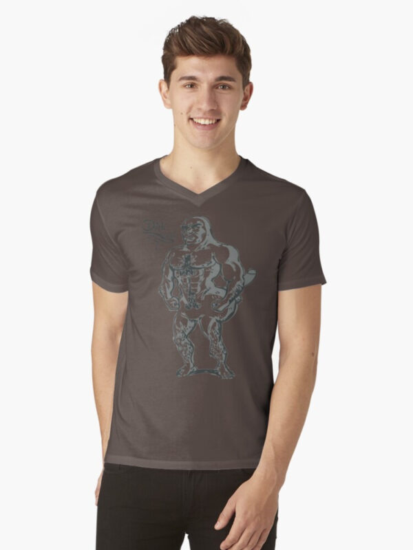 Dickbutt V-Neck T-Shirt - Image 19