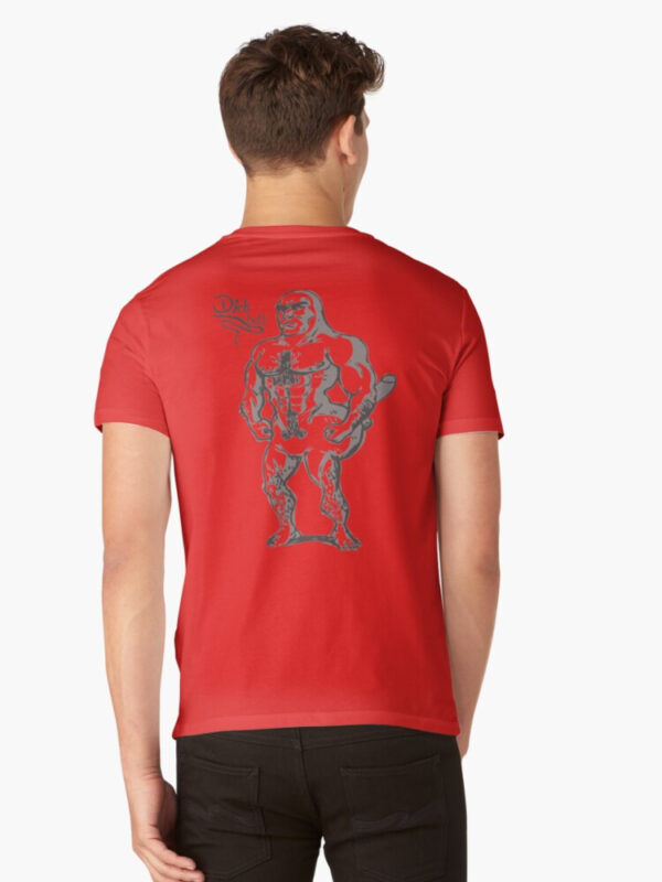 Dickbutt V-Neck T-Shirt - Image 24