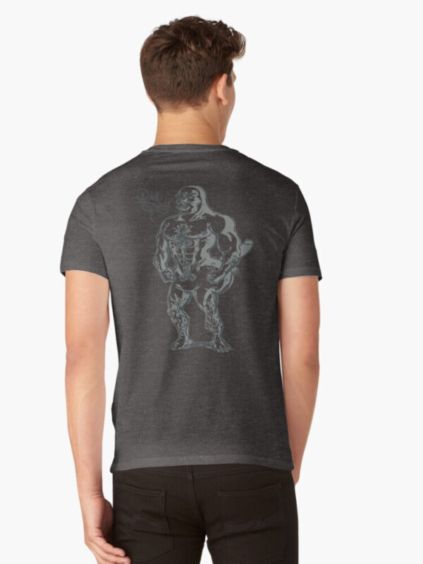 Dickbutt V-Neck T-Shirt - Image 9