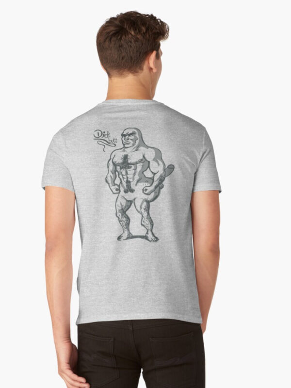 Dickbutt V-Neck T-Shirt - Image 12