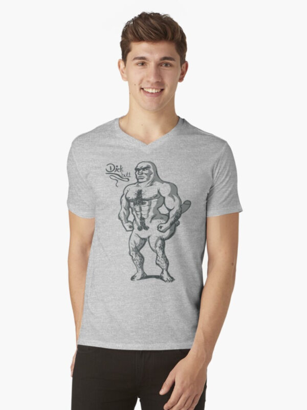 Dickbutt V-Neck T-Shirt - Image 10