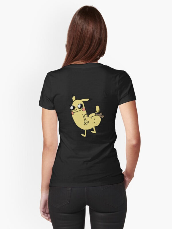 Pikabutt Fitted T-Shirt - Image 3