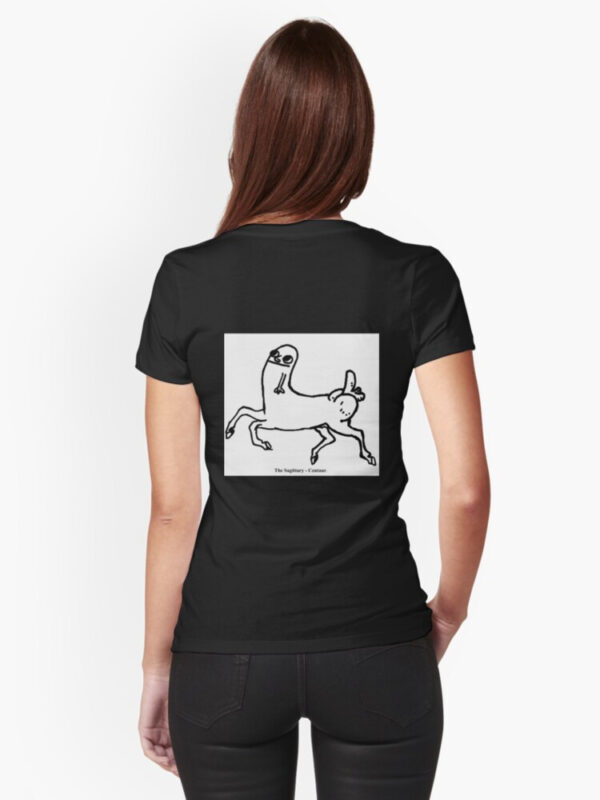 Dickbutt Centaur Fitted T-Shirt - Image 3