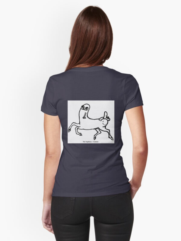 Dickbutt Centaur Fitted T-Shirt - Image 12