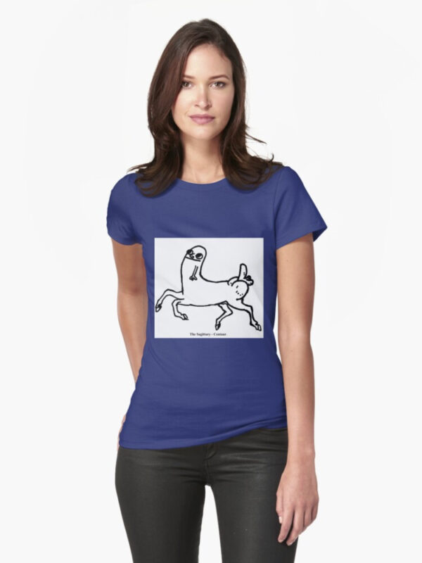 Dickbutt Centaur Fitted T-Shirt - Image 16