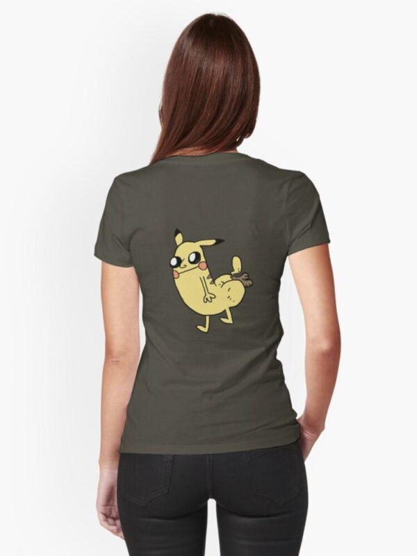 Pikabutt Fitted T-Shirt - Image 48