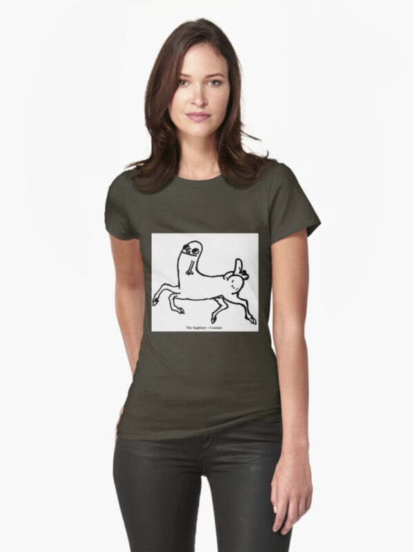 Dickbutt Centaur Fitted T-Shirt - Image 46
