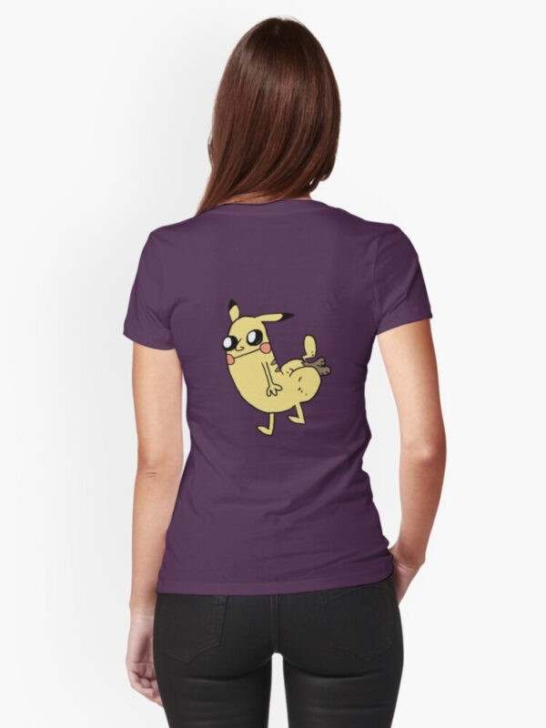Pikabutt Fitted T-Shirt - Image 21