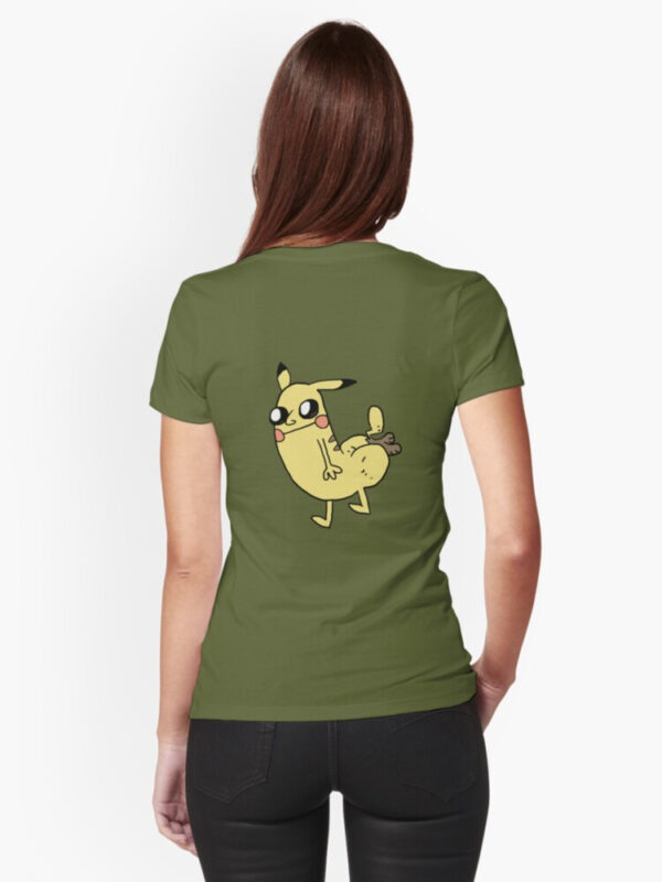 Pikabutt Fitted T-Shirt - Image 33