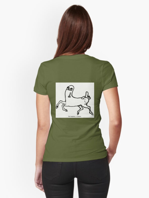 Dickbutt Centaur Fitted T-Shirt - Image 33