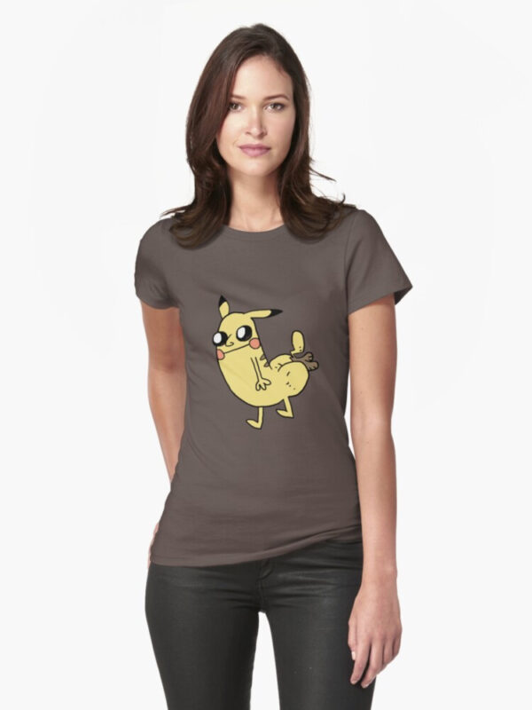 Pikabutt Fitted T-Shirt - Image 25