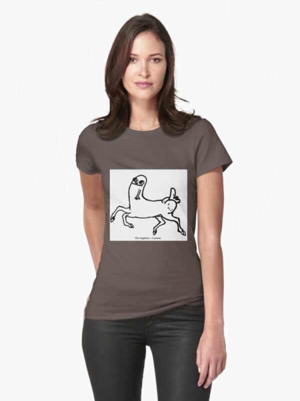 Dickbutt Centaur Fitted T-Shirt - Image 25