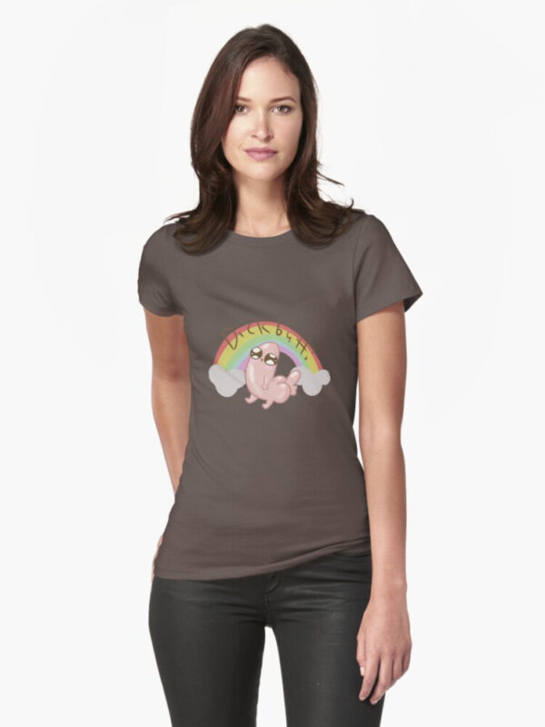 Dickbutt Fitted T-Shirt - Image 25