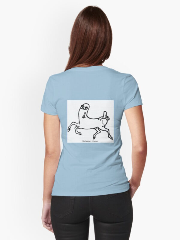 Dickbutt Centaur Fitted T-Shirt - Image 15