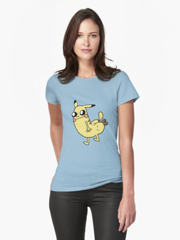 Pikabutt Fitted T-Shirt - Image 13