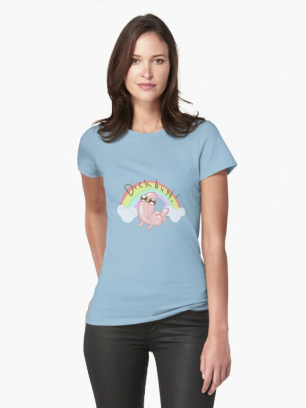 Dickbutt Fitted T-Shirt - Image 13