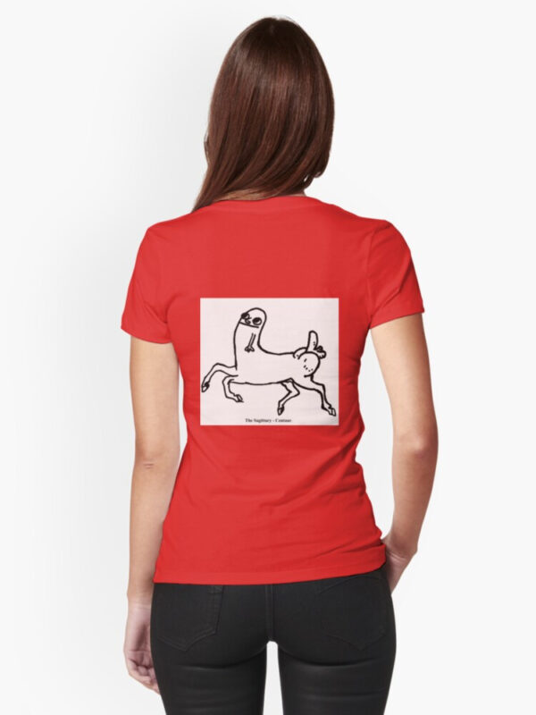 Dickbutt Centaur Fitted T-Shirt - Image 30