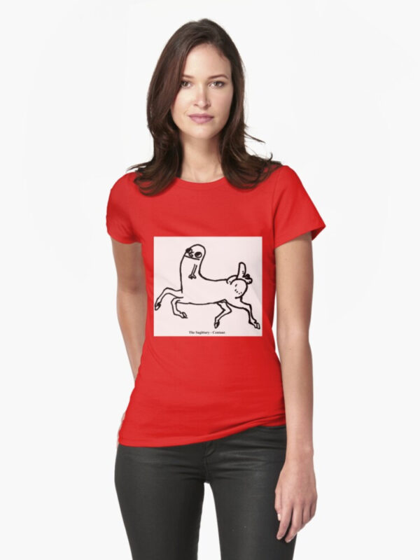 Dickbutt Centaur Fitted T-Shirt - Image 28